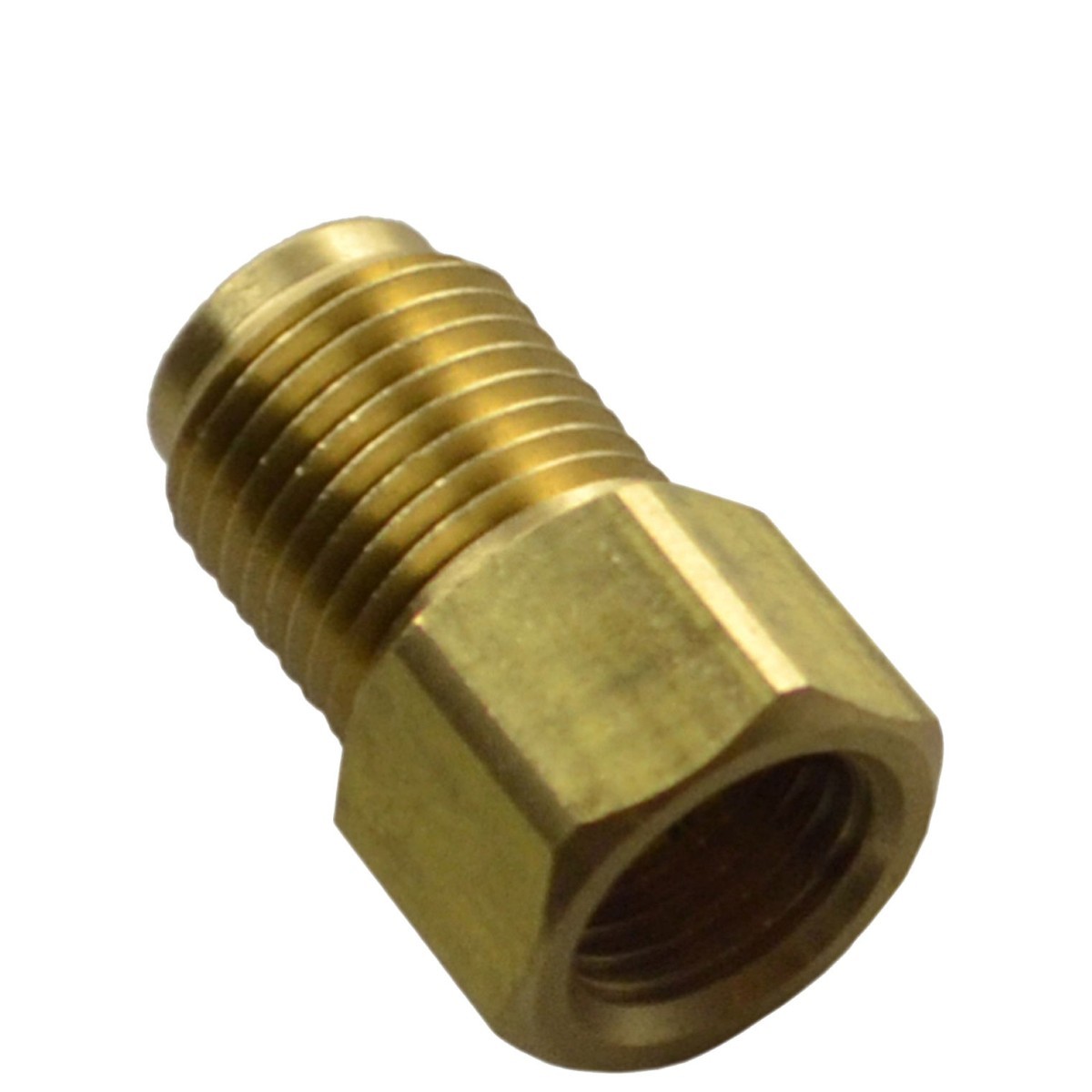 7/16-24 Male 3/8-24 Female Inverted Flare Brake Line Adapter 1/4 To 3/16 GM OEM