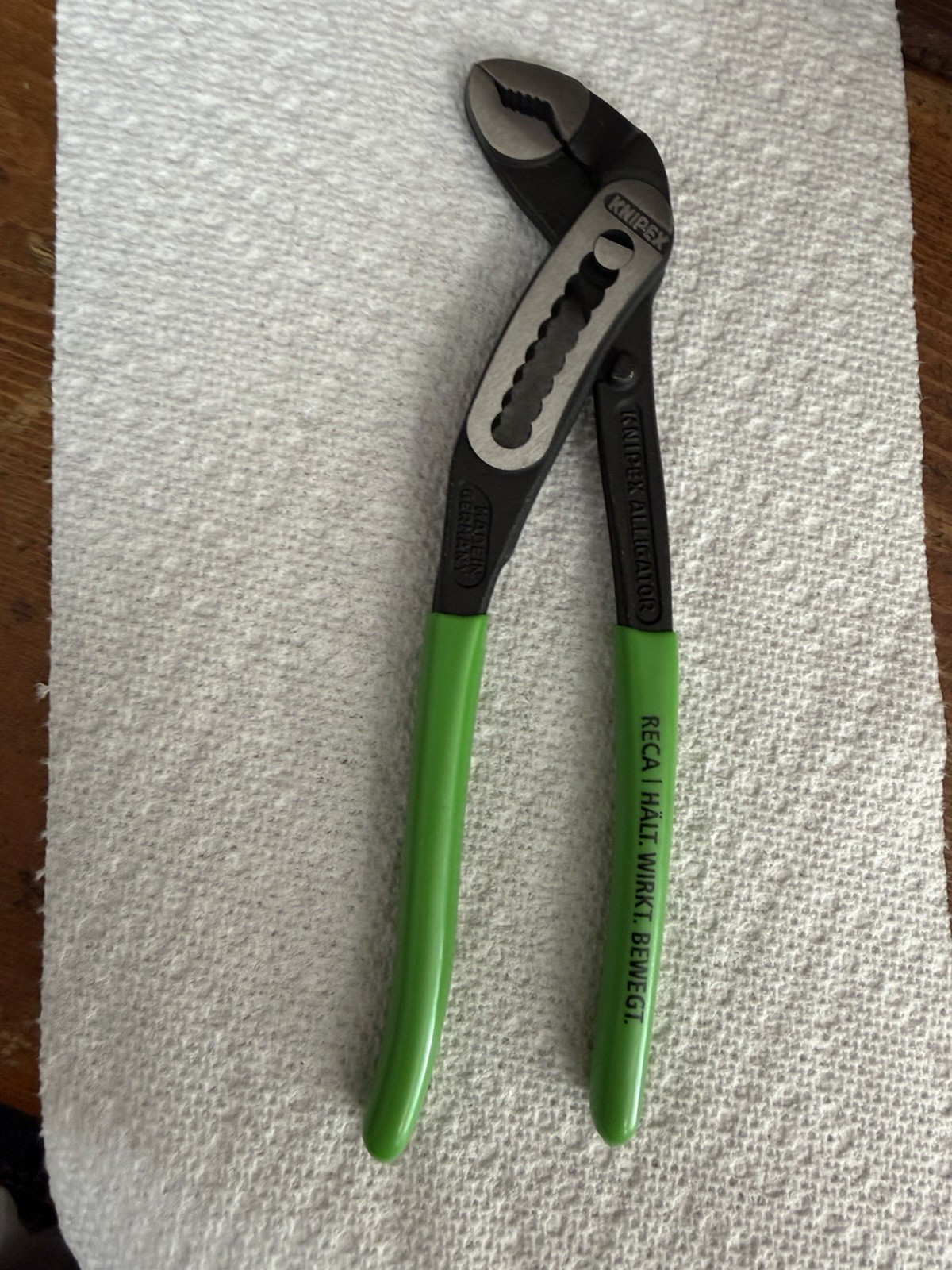 Knipex Cobra Alligator Green 180mm Pliers