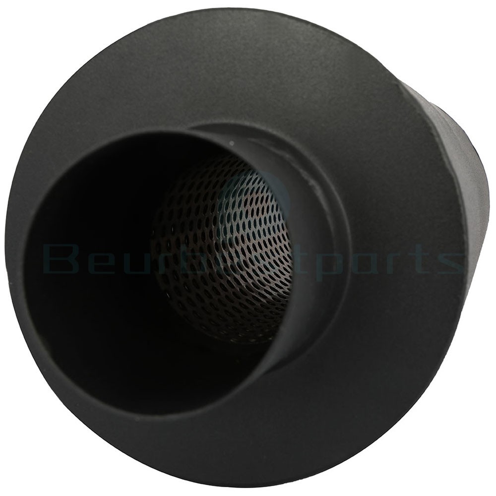 4″ N1 Carbon Tip Black Stainless Weld-On Exhaust Muffler 2.5″ Inlet Universal
