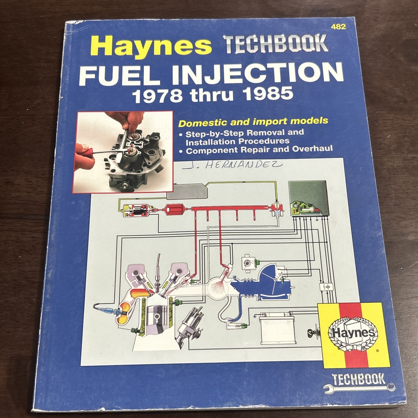 Haynes 482 Techbook Fuel Injection 1978 – 1985 Manual Domest and Import Models