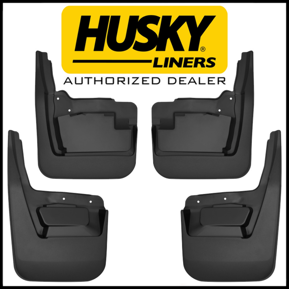 Husky Liners Front & Rear 4PC Mud Guards Flaps Set for 2019-2026 GMC Sierra 1500