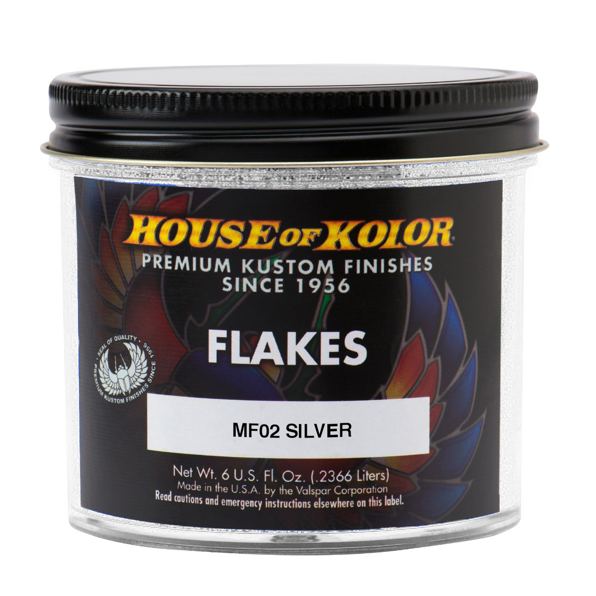 House Of Kolor MF02-C01 MF Series Silver Dry Flake Custom Paint Effect (6 oz)