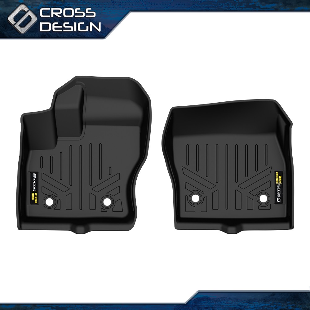 Custom Fit TPE Floor Mats 1st Row Liner Fit For 2014-2021 Ford Transit Connect