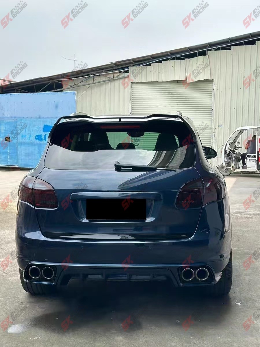 Fits 11+ Porsche Cayenne 985.1 Carbon Fiber/Unpainted Rear Middle Wing Roof Wing