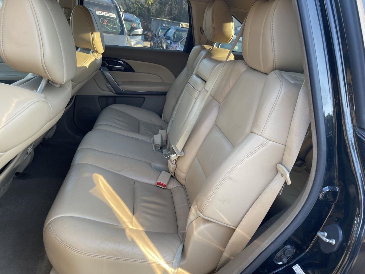 Passenger Front Bucket Seat Leather Electric Fits 10-11 MDX 975061