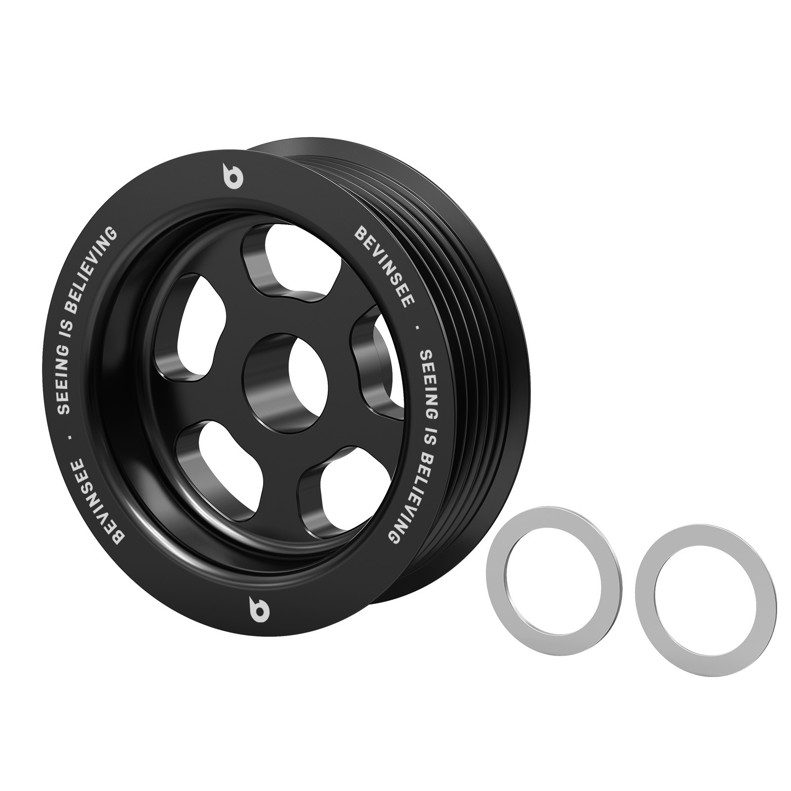 For LS1 LS2 LS3 LS6 LS 3″ OD Billet Aluminum Overdrive 6 Rib Alternator Pulley