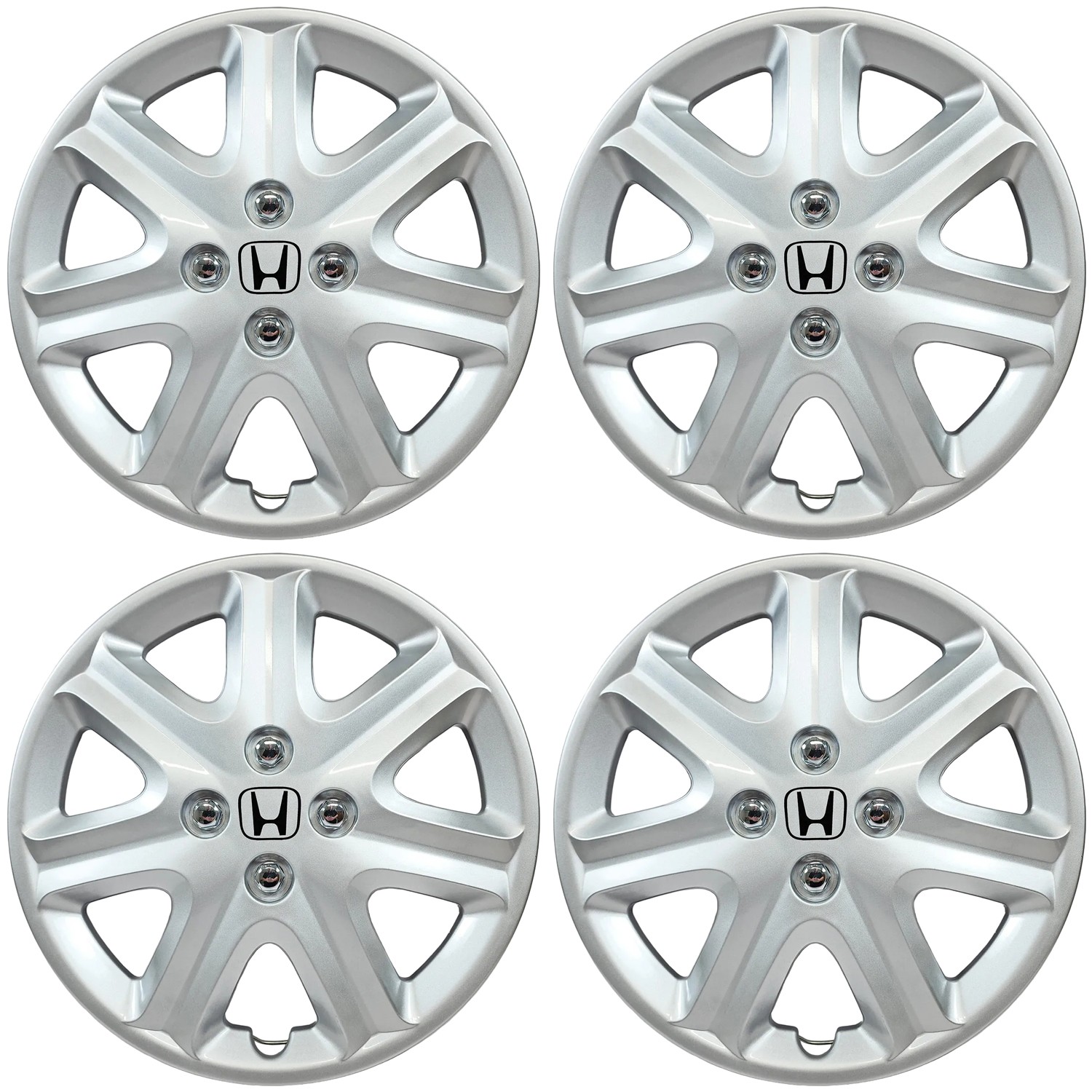 FITS 2003-2005 Honda Civic Style # B8902-15S 15″ Hubcaps Wheel Covers LOGO SET/4