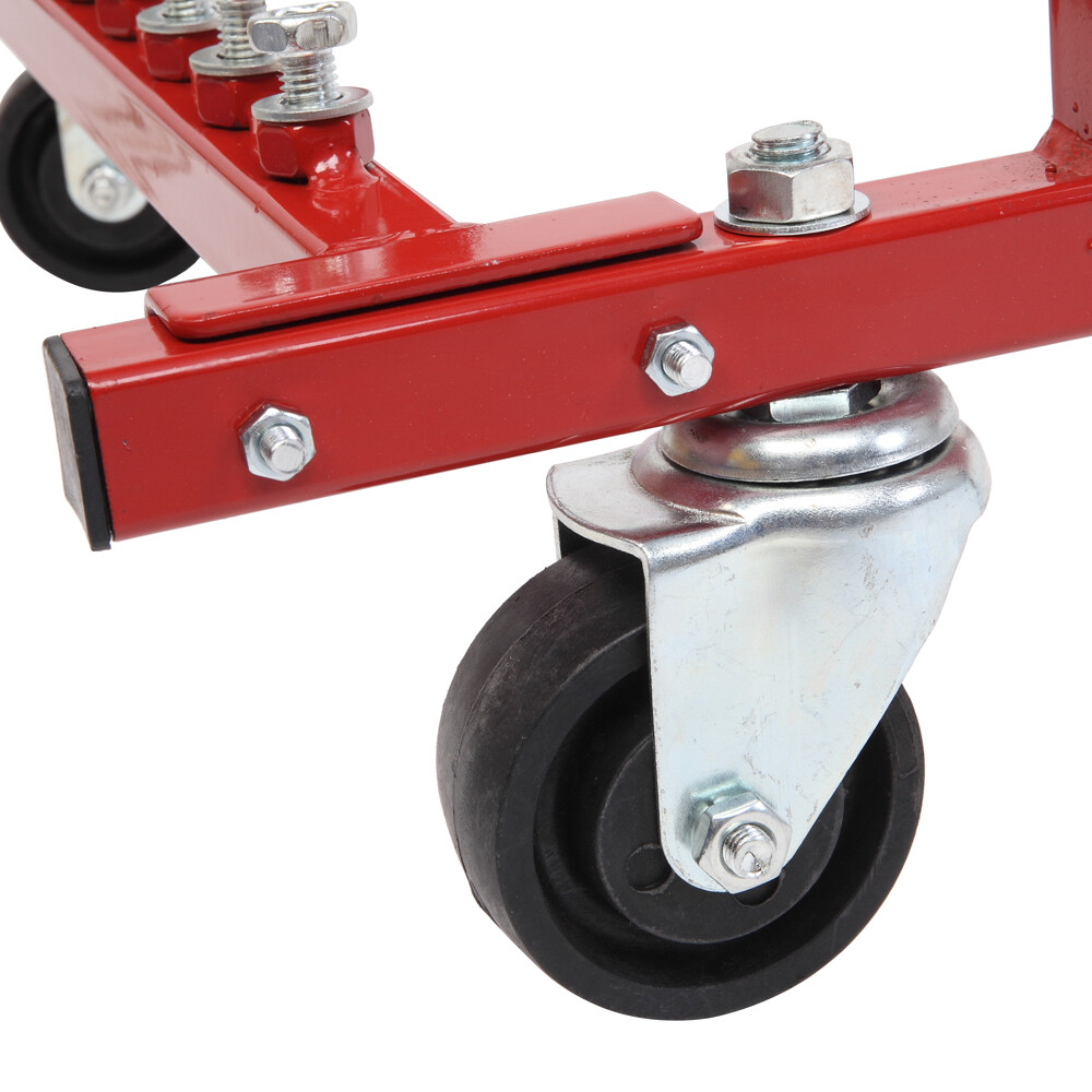 Rolling Engine Cradle for CHEVY SBC/BBC V8 with Casters – FREE SHIPPING Red