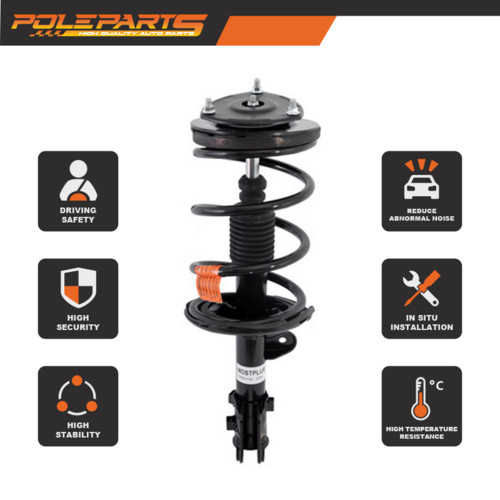 Pair Front Struts W/ Coil Springs For 2007-10 Hyundai Entourage 06-12 Kia Sedona