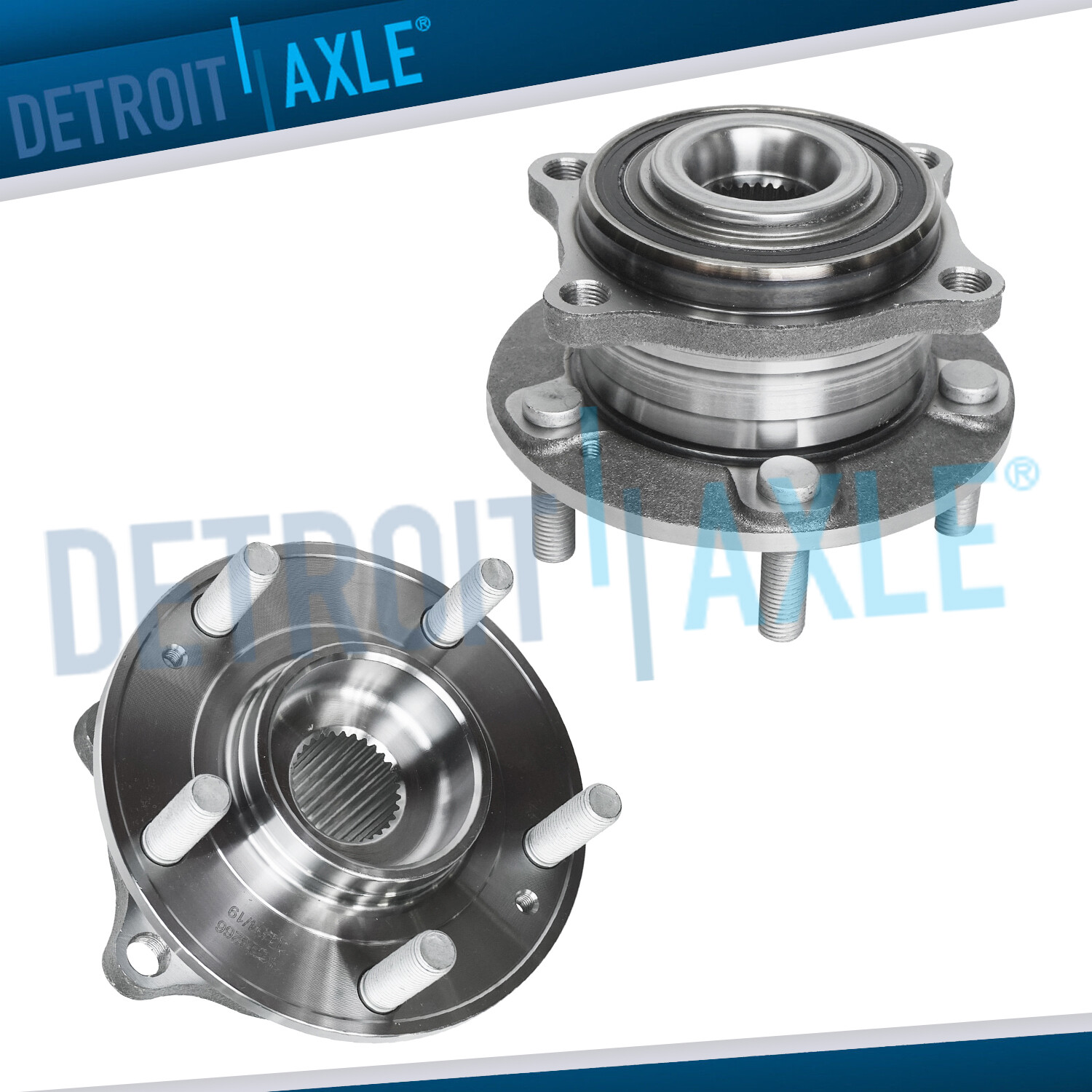 Front Wheel Bearings Hubs for 2011-2014 Hyundai Santa Fe Sport Veracruz Sorento