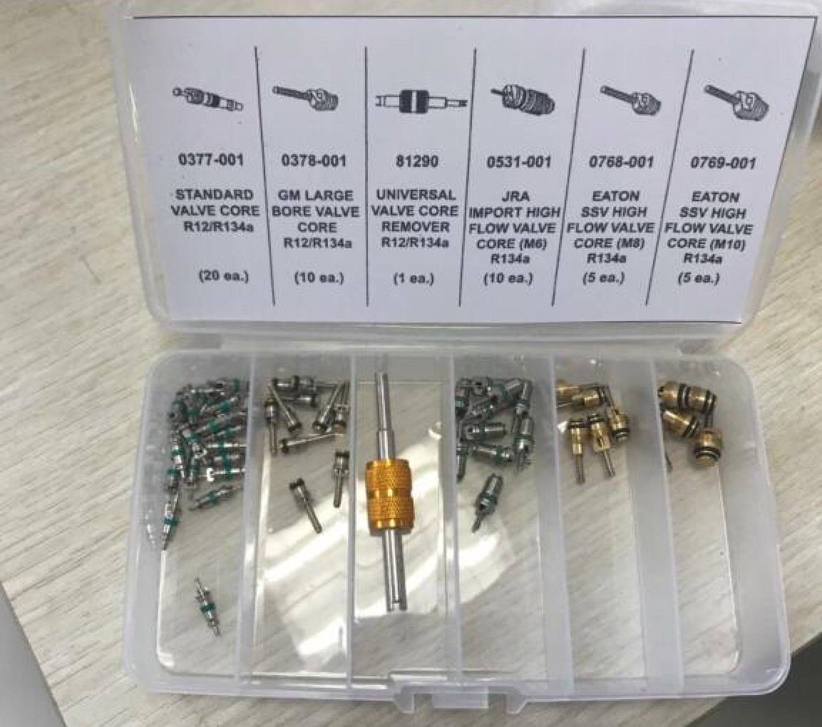 Mastercool 91337 R-12/R-134a Valve Core Repair Kit