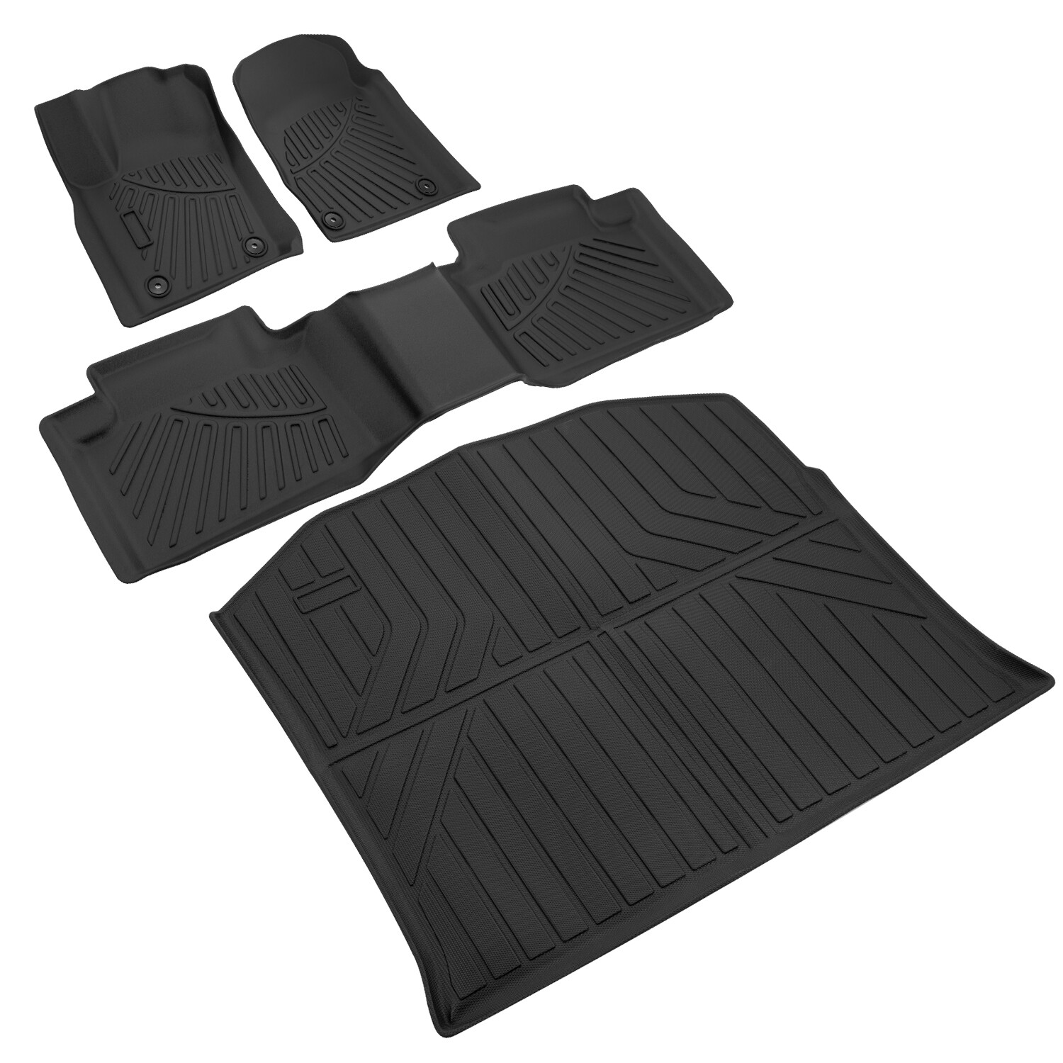 Custom Floor Mats & Cargo Liners for 2016-2021 Jeep Grand Cherokee 2022 WK Black