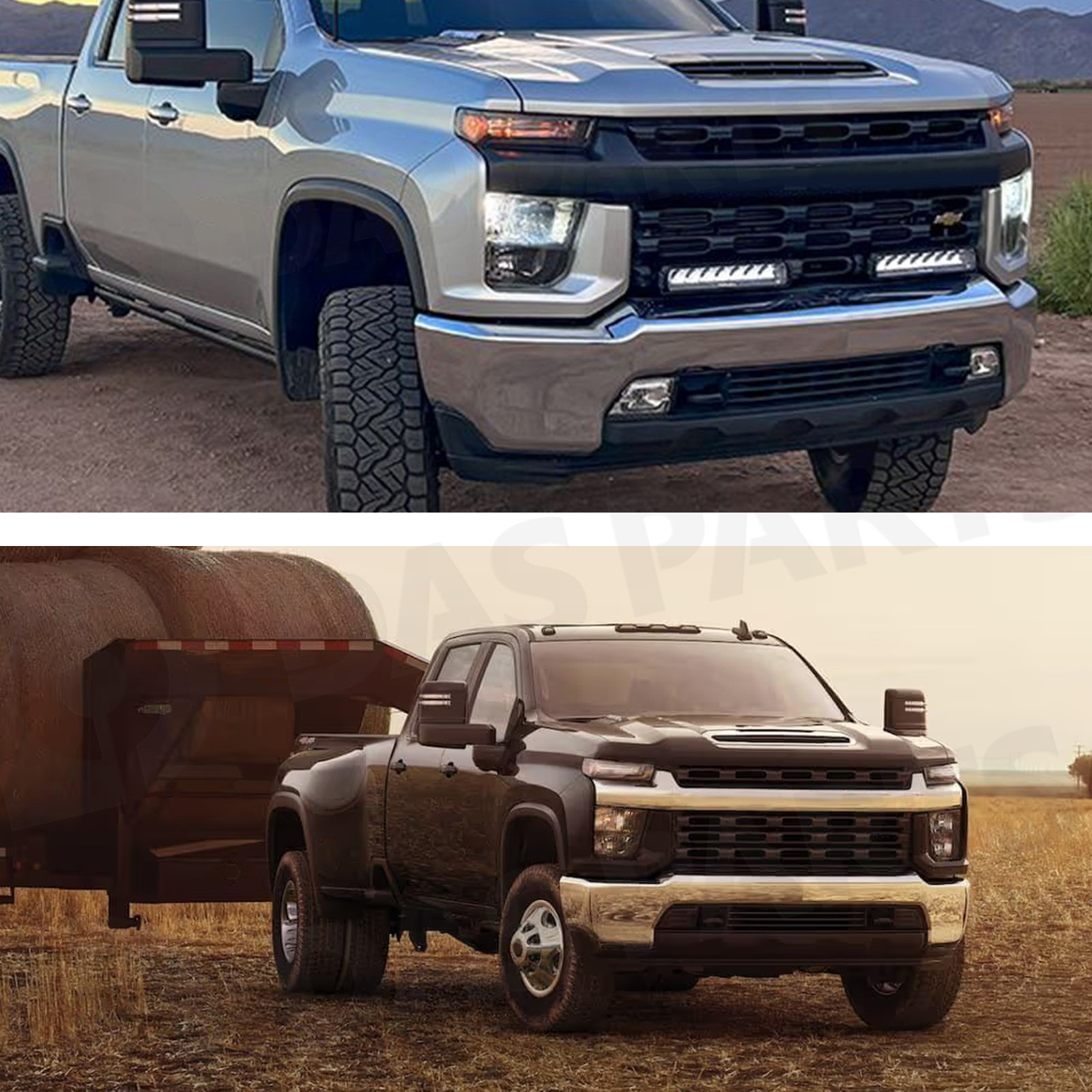 For 2020-2023 Chevy Silverado 2500/3500 Chrome Steel Front Bumper Face Bar NEW