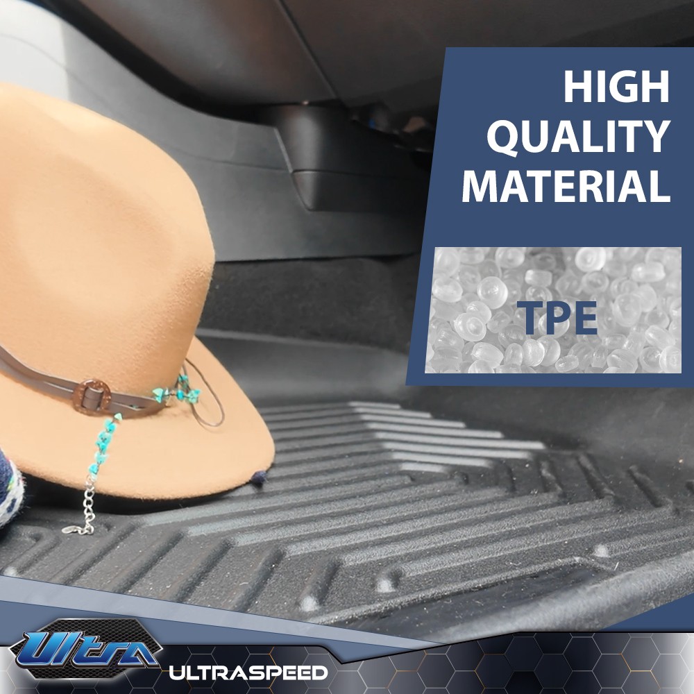 TPE Floor Mats 3 Row Liner Fit For 2009-2017 Traverse Enclave Acadia All Weather