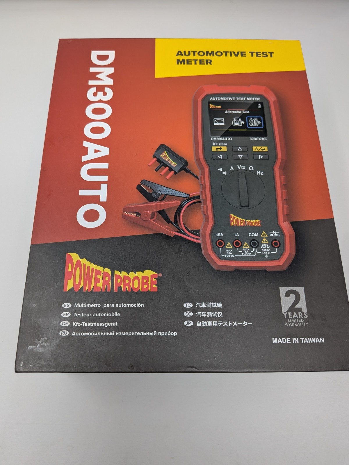 Power Probe DM300AUTO Automotive Test Meter AC/DC 12v/24v New/Sealed