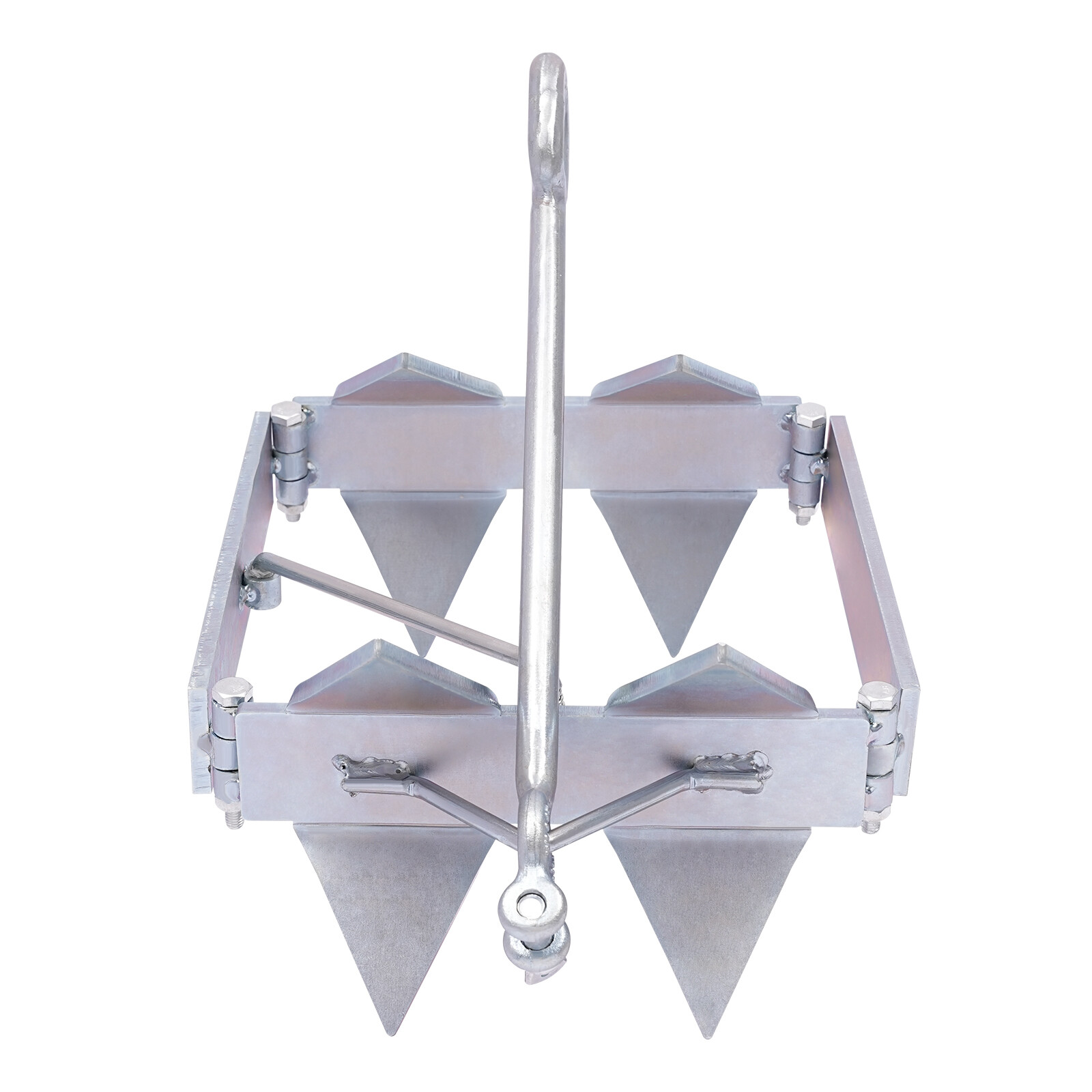 Boat Slide Box Anchor, Foldable Sliding Cube Anchor, Foldable Boat Anchor 13 lbs