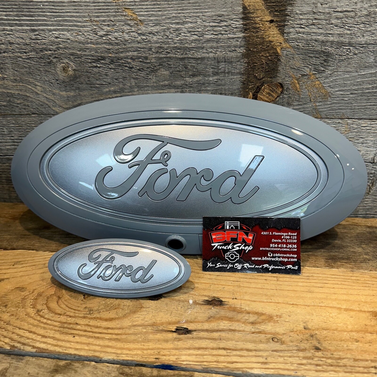2023+ F250 F350 F450 Superduty Custom Painted Ford Front & Rear Emblem Oval Set