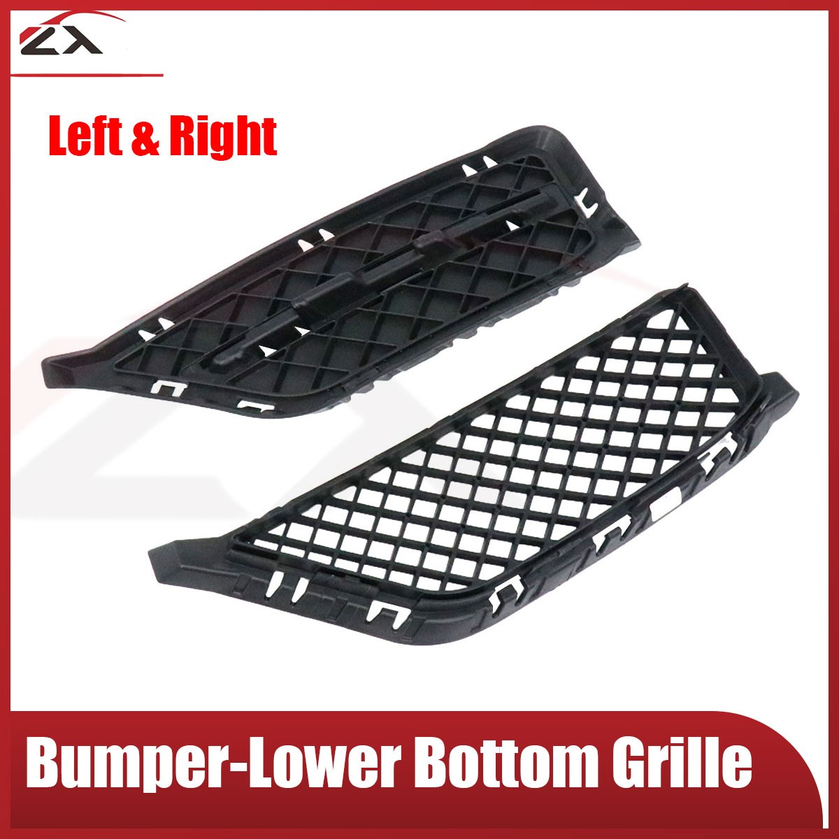 Front Bumper Lower Bottom Grille Left Right Side For 13-15 BMW X1 E84 xDrive35i