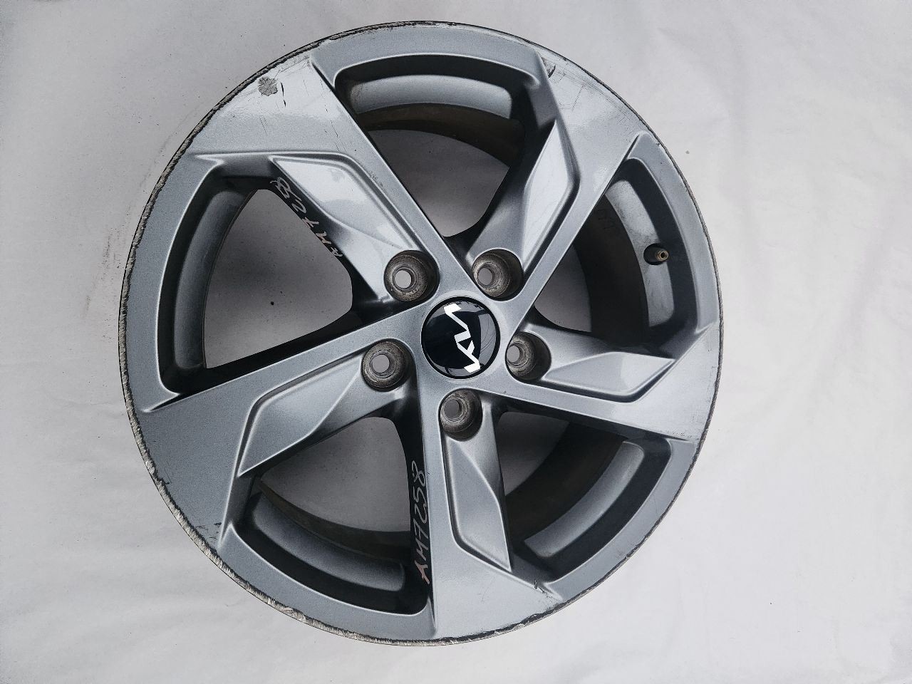 Wheel 16×6-1/2 Alloy 5 Spoke Dark Gray Fits 21-24 K5 426609