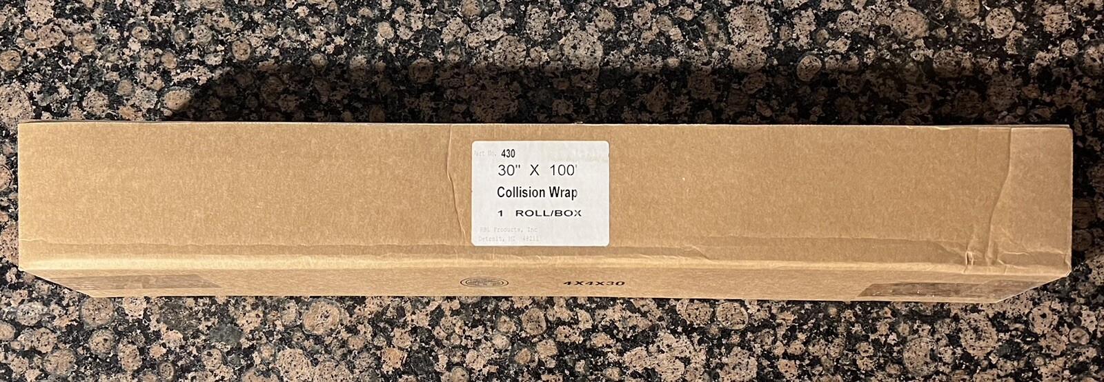 RBL Continuous Roll Self-Adhering Collision Wrap – 30″ x 100′ x 3mil – CLOSEOUT