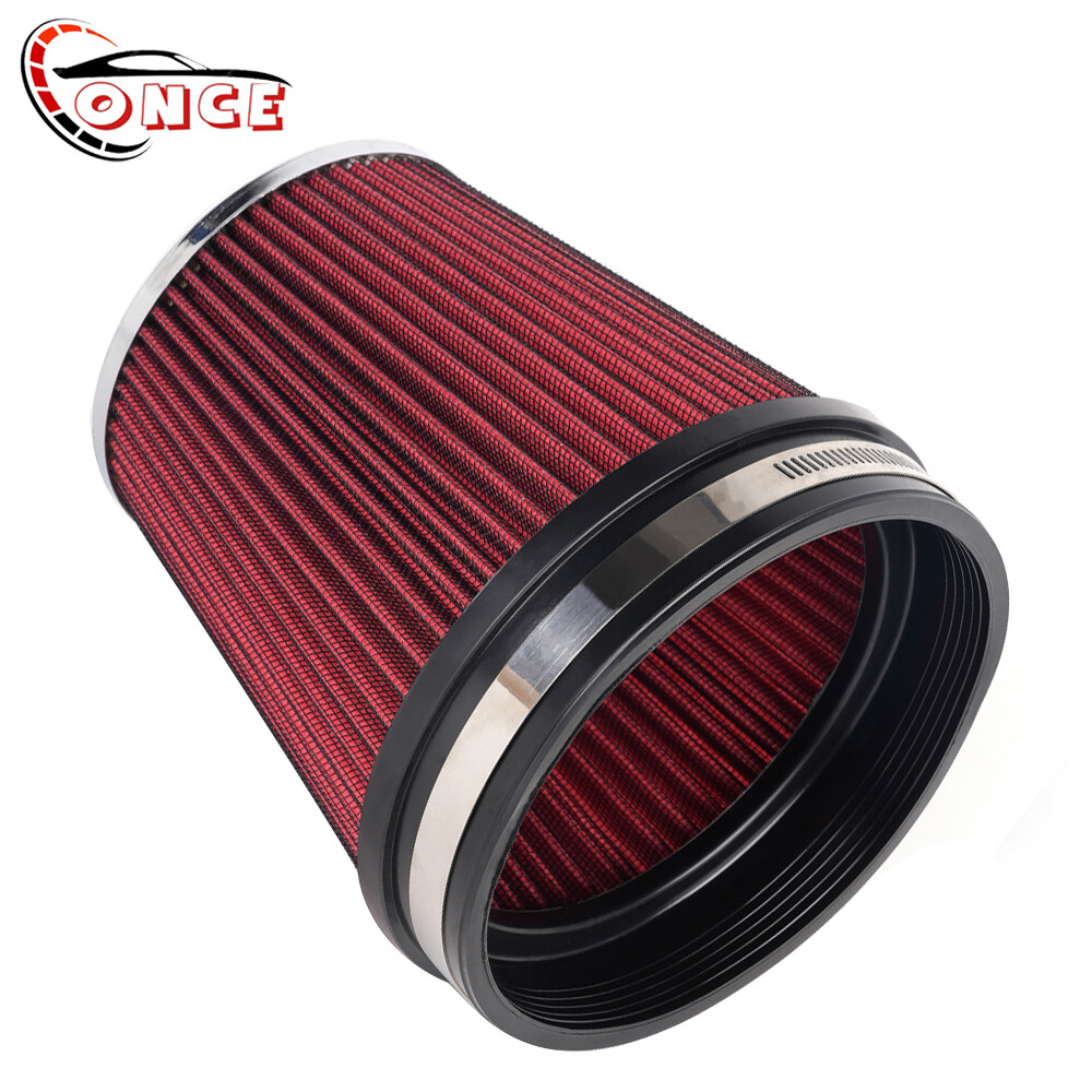 6″ inch 152mm High Flow Inlet Cold Air Intake Cone Replacement Dry Air Filter