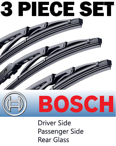 Bosch Direct Connect 24″ 17″ 11″ Wiper Blades Set Front & Rear For Dodge Caliber