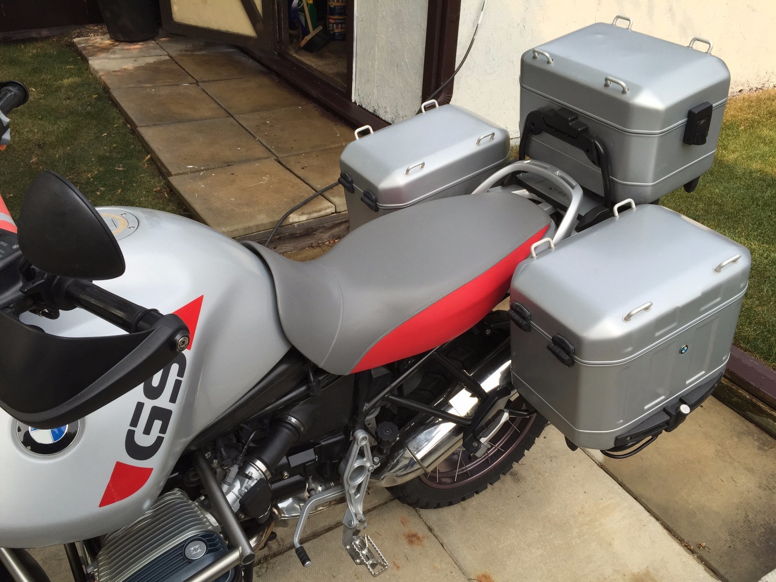 2002-06 BMW R1150GS Adventure SEAT COVER in gray, blue, yellow or plain black