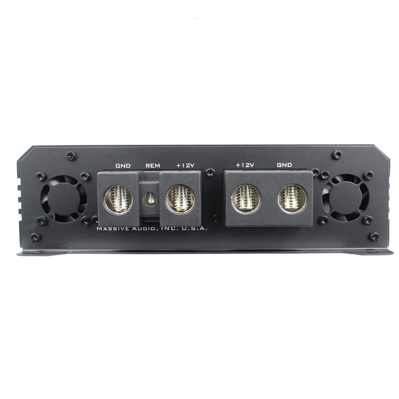 Massive Audio H12000 12,000 WATT RMS X 1 @ 1 OHM MONO AMPLIFIER 24,000 Watt MAX