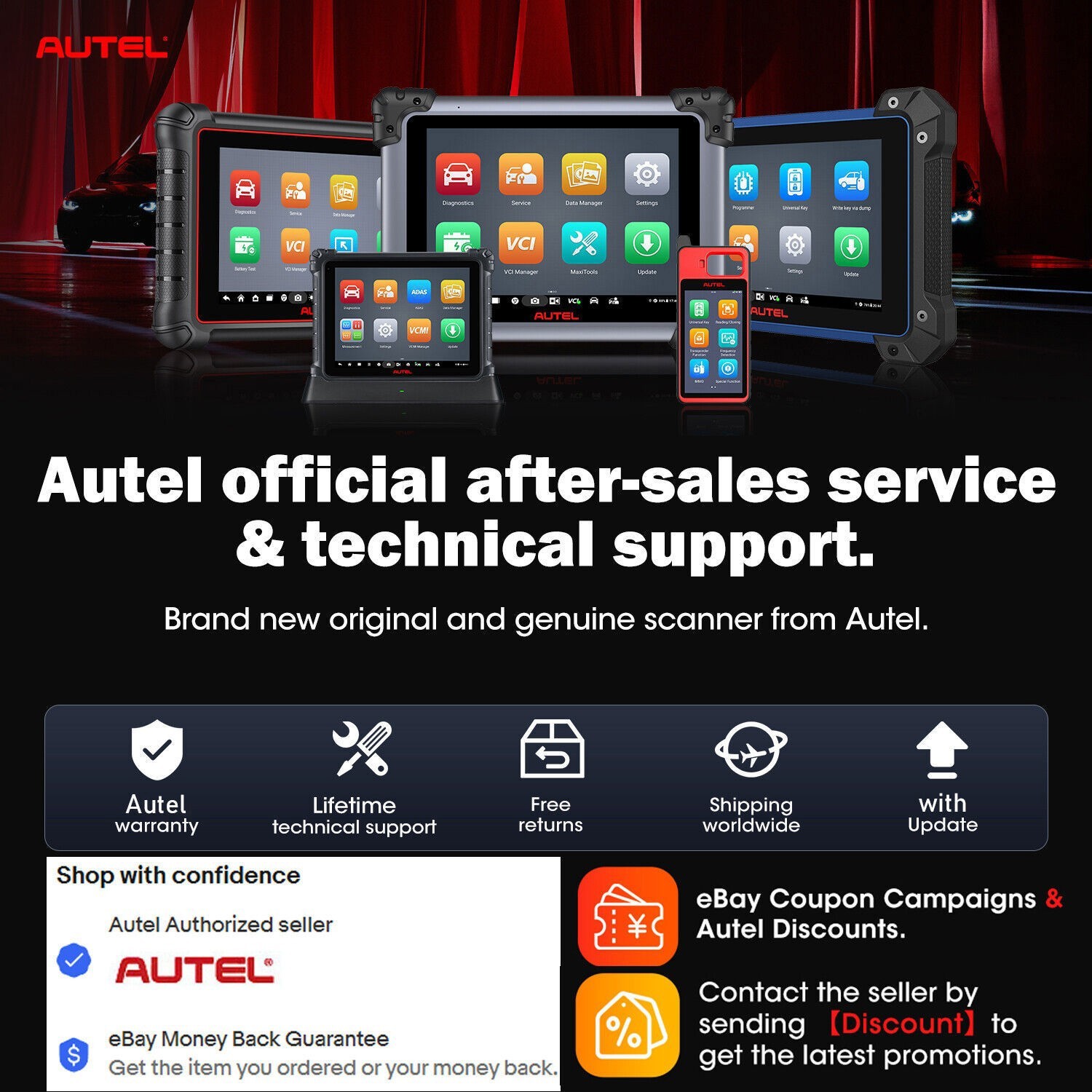2025 Autel MaxiIM IM608 PRO II Kits IMMO Key Programming Diagnostic Scanner Tool