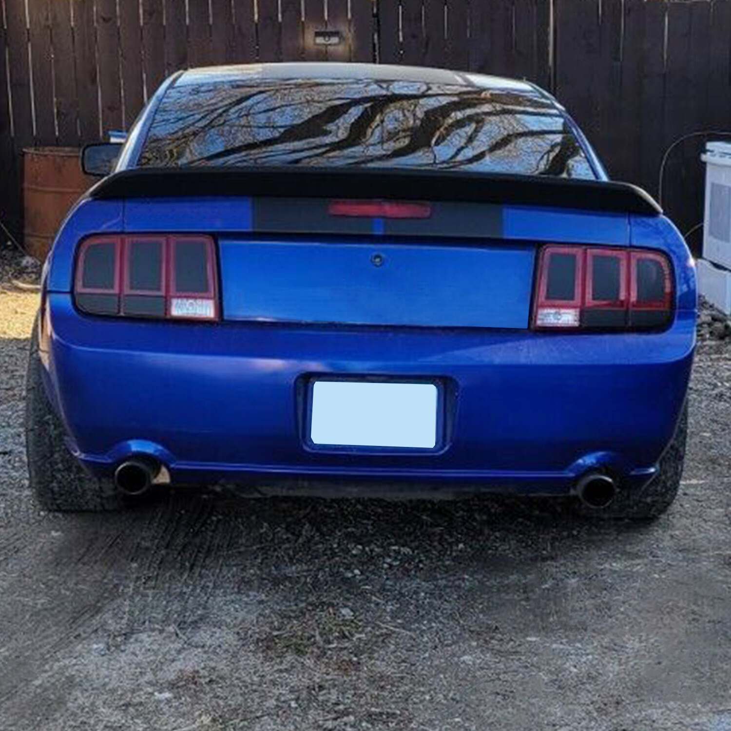 Fits Ford Mustang 2005-2009 GT500 Ducktail Style Rear Trunk Spoiler Wing Black