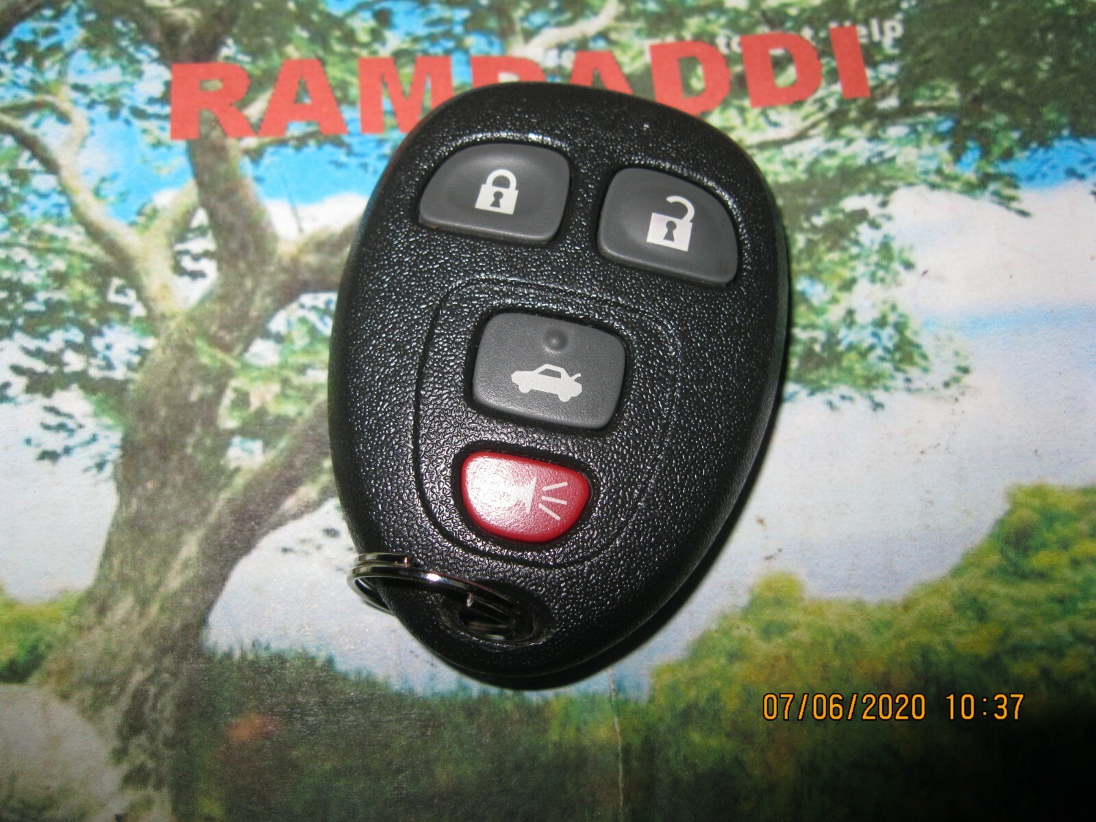 100% Original OEM GM 15912859 Key Fob Remote 06/16 Impala Lucerne DTS 22952177