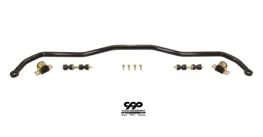 1967-1969 Chevy Camaro 1 1/8″ Front Performance Sway Bar Black Powder Coated