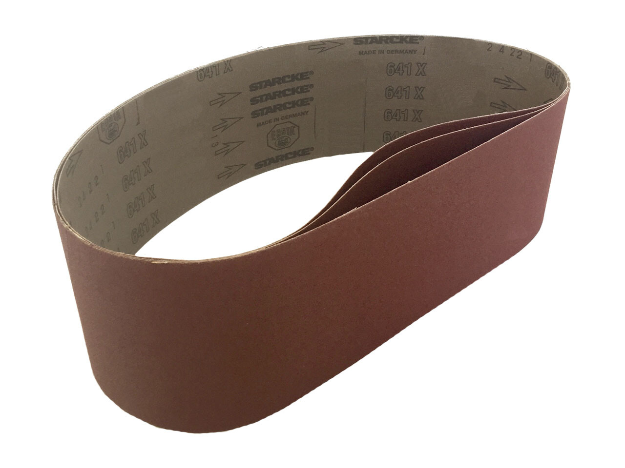 4 X 24 Aluminum Oxide Cloth Sanding Belts (12 Pack, 120 Grit)