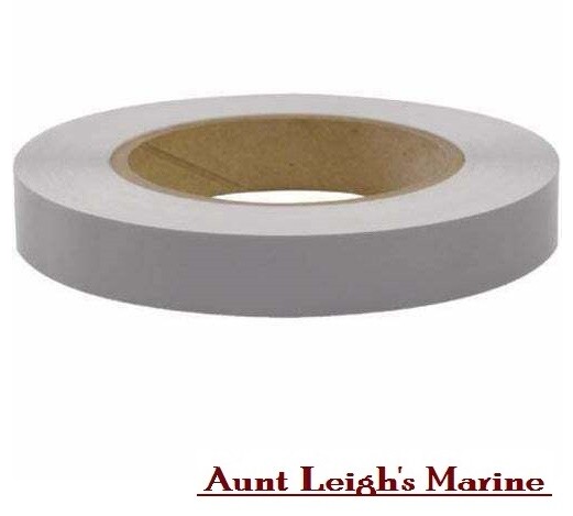 Seachoice Marine Self-Adhesive Boat Stripe Striping Tape 3 mil Silver 1″ x 50′