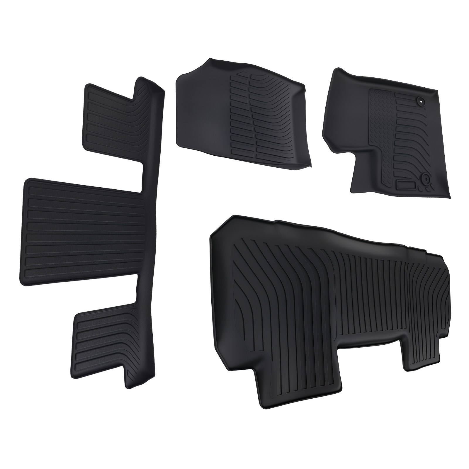 Floor Mats Liner for Chevrolet Traverse 2018-2025 TPE All Weather Waterproof