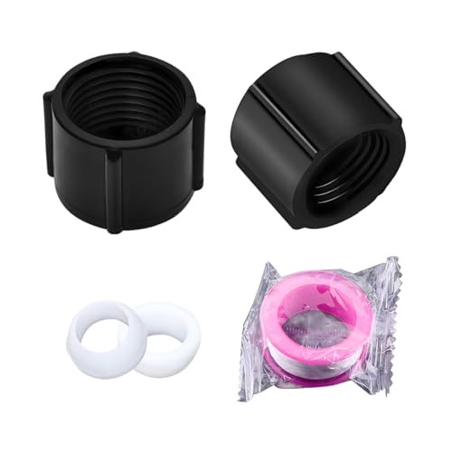 2PCS RV Low Point Drain Plugs Caps Seals 1/2in Hot & Cold Water Lines