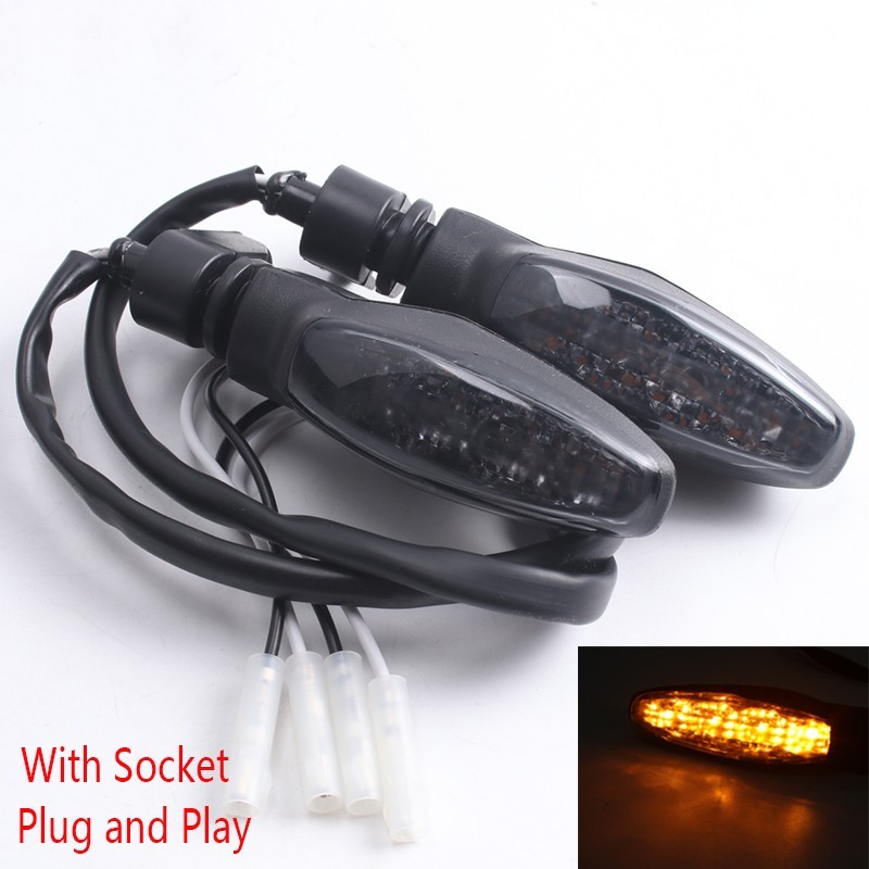 1 pair X LED Signal Lamp For Triumph Street Triple 765R/S 765RS 2018-2024 Smoke