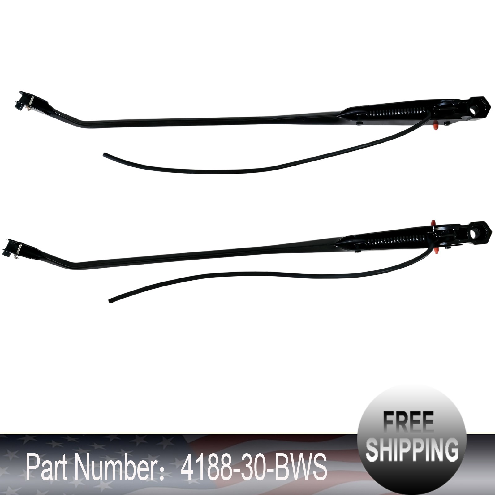 Front Windshield Wiper Arms 4188-30-BWS For Freightliner FLD Models 1994-2011