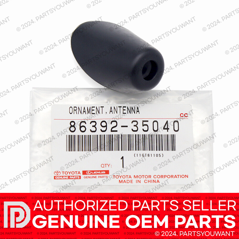 GENUINE OEM Toyota 2010-2013 4Runner Factory Antenna Bezel Ornament 86392-35040