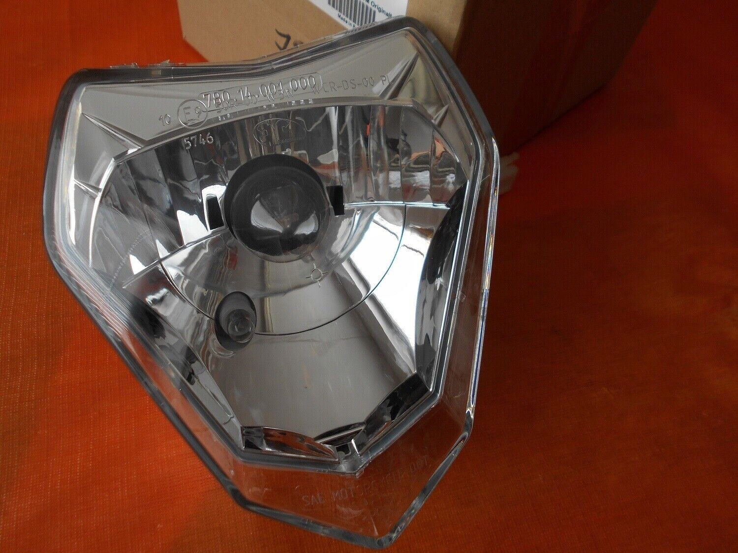 KTM OEM 200 250 300 450 530 XC EXC XCW Complete Headlight Headlamp 78014001000