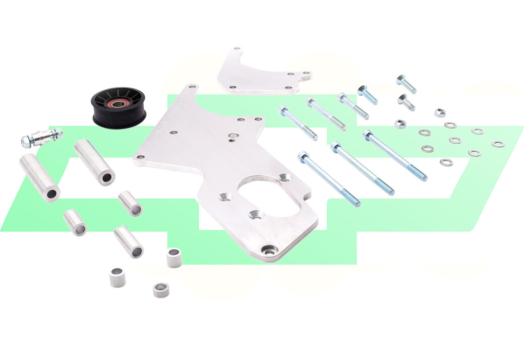 Dirty Dingo LS Truck 6061-T6 Billet Aluminum Alternator & Power Steering Bracket