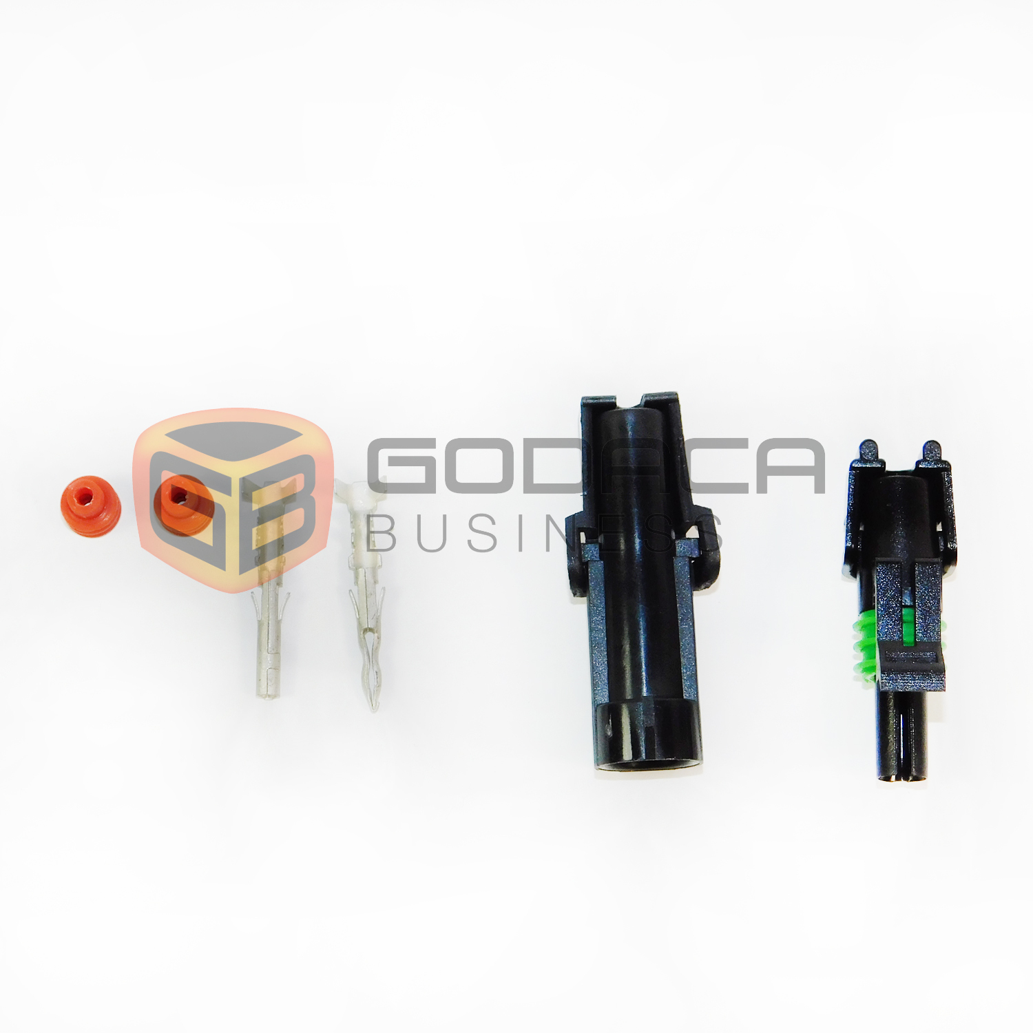 1 x Female and Male Connector Plug 1-way WeatherPack Electrical w/out Wire