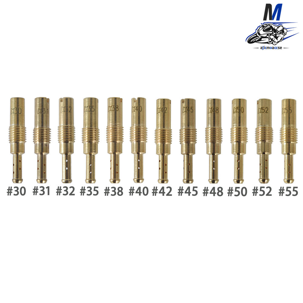 12pcs Slow/Pilot Jet for PWK OKO CVK 30,31,32,35,38,40,42,45,48,50……55 New
