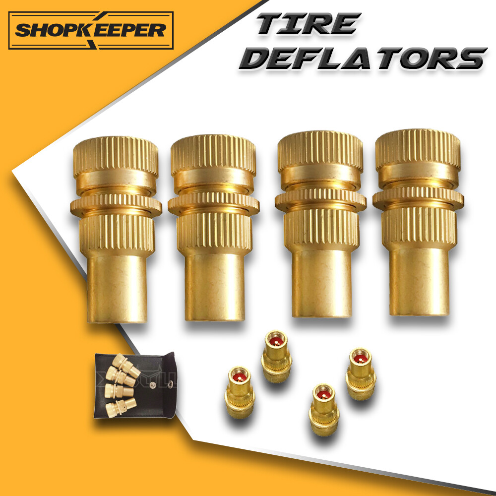 X-BULL 4PCS Tire Deflators Kit Adjustable Automatic 0-60PSI Universal 4WD