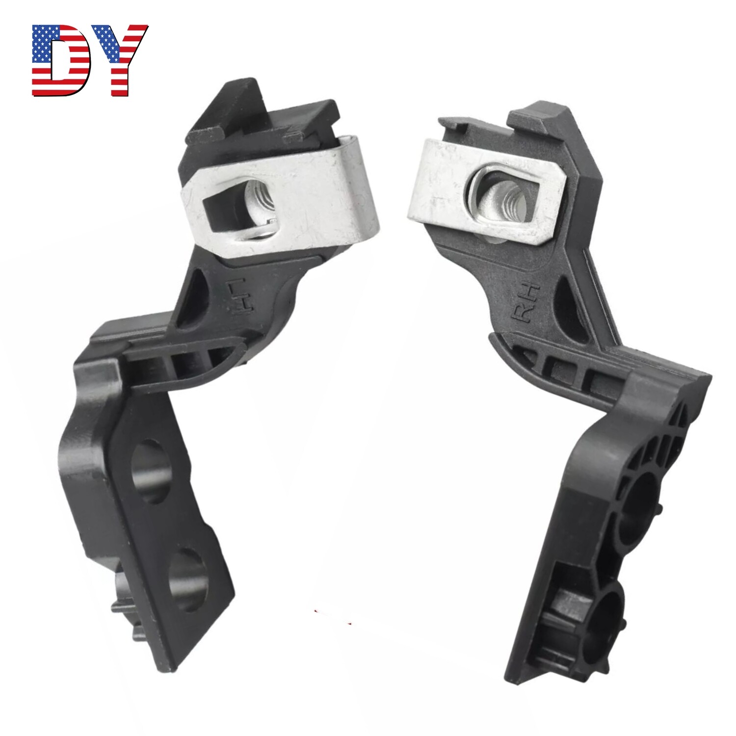 2x Left+Right Headlight Mounting Bracket Fit For Ford Fusion 2017-20 HS7Z13A004B