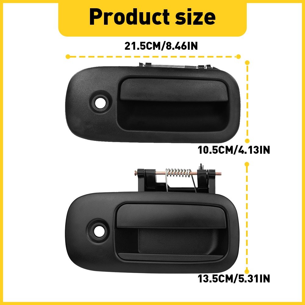 3X RearFront Door Exterior Panel Handle For 1996-2009 Chevy Express 1500 Van EOJ