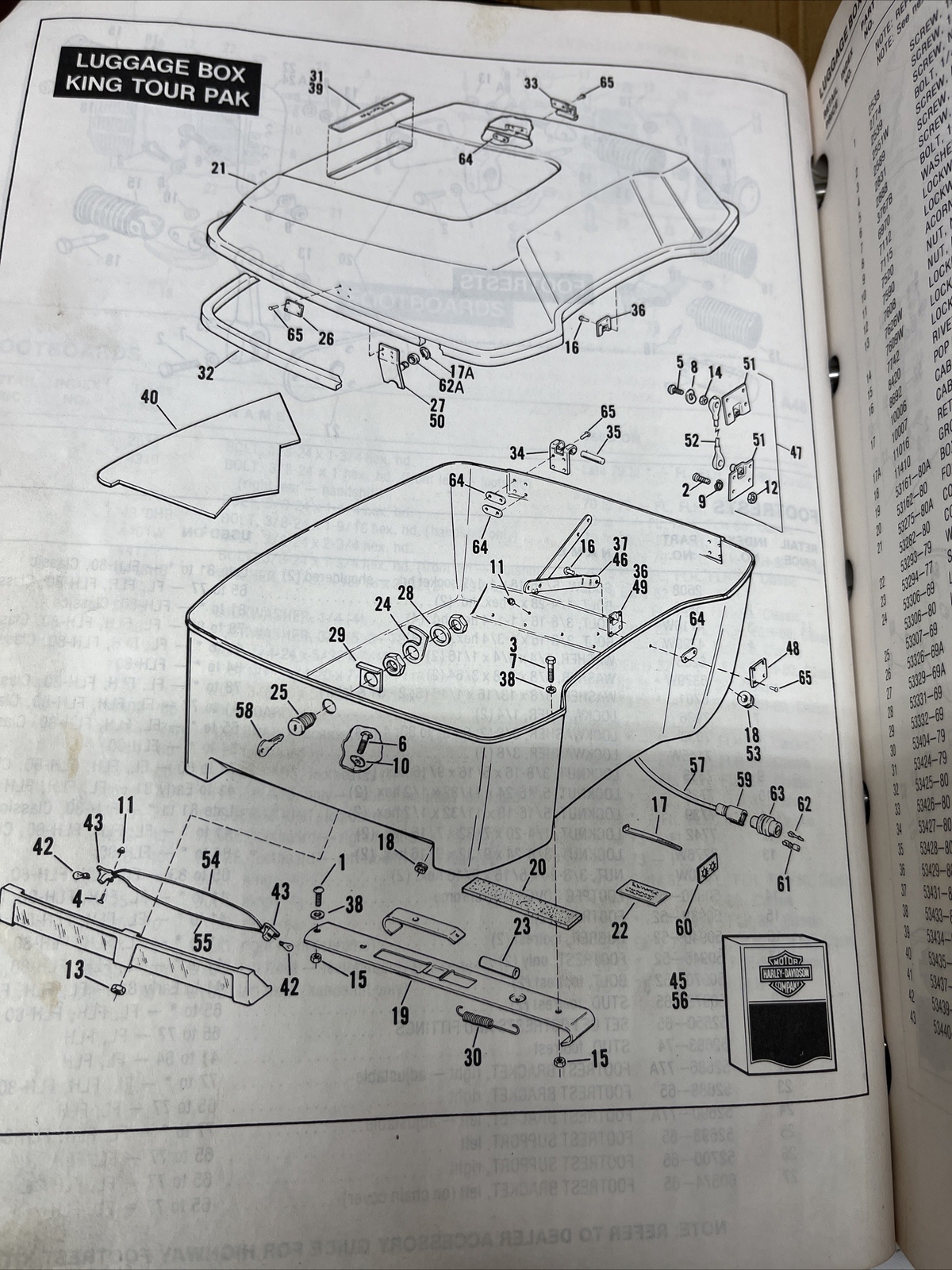 1 Only Count Genuine Harley Davidson Tour Pack Rivets OEM 8420 Robison HD AMF