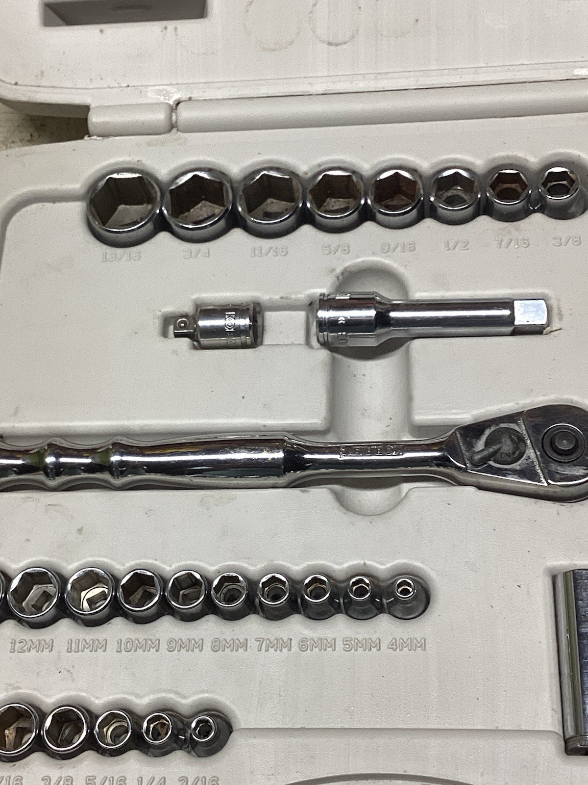 USA Kobalt First Gen Snapon Williams 3/8” Drive Chrome Socket Set 38pcs See Desc