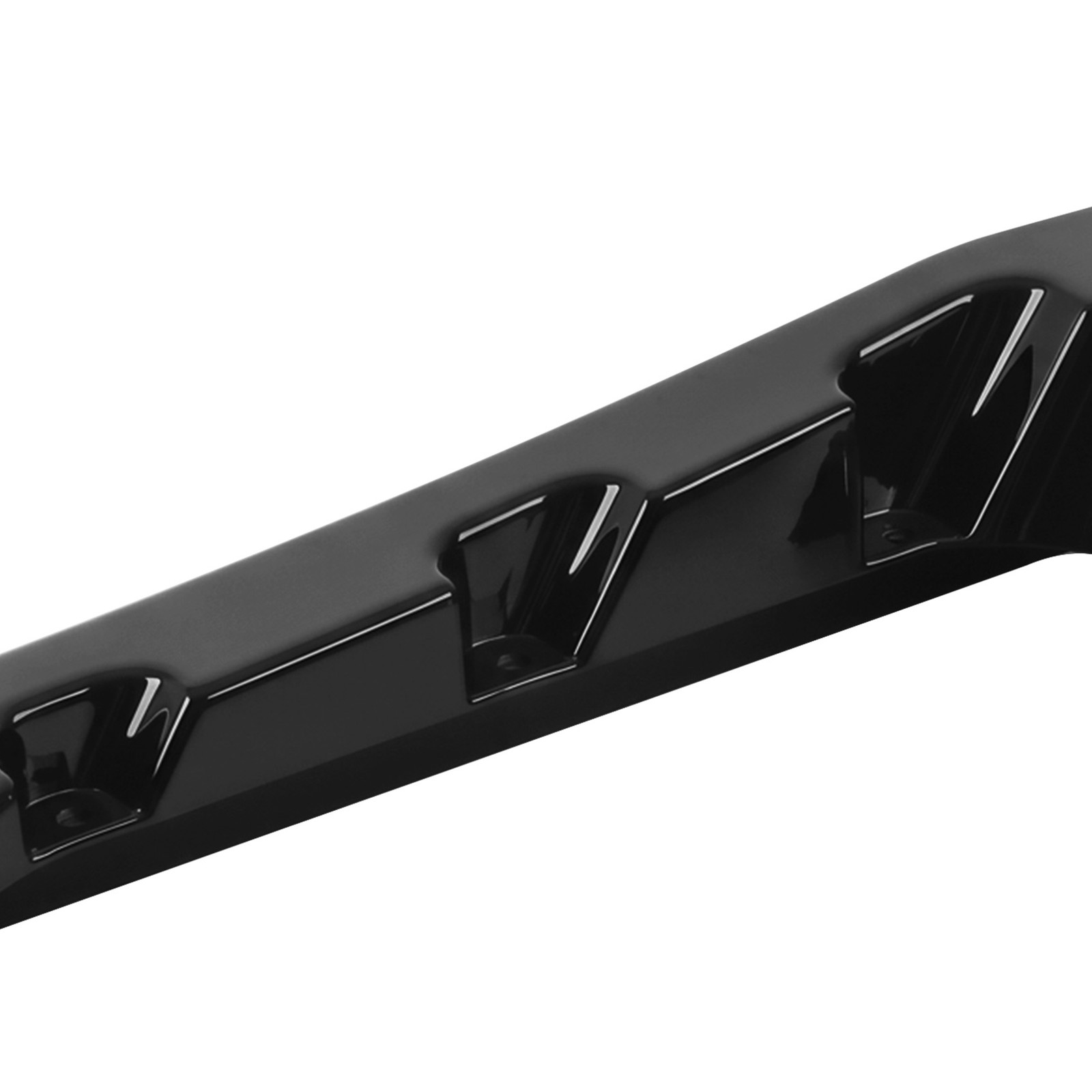 4″ Vivid Black Hard Stretched Saddle Bag Extension Fit For Harley Touring 94-13
