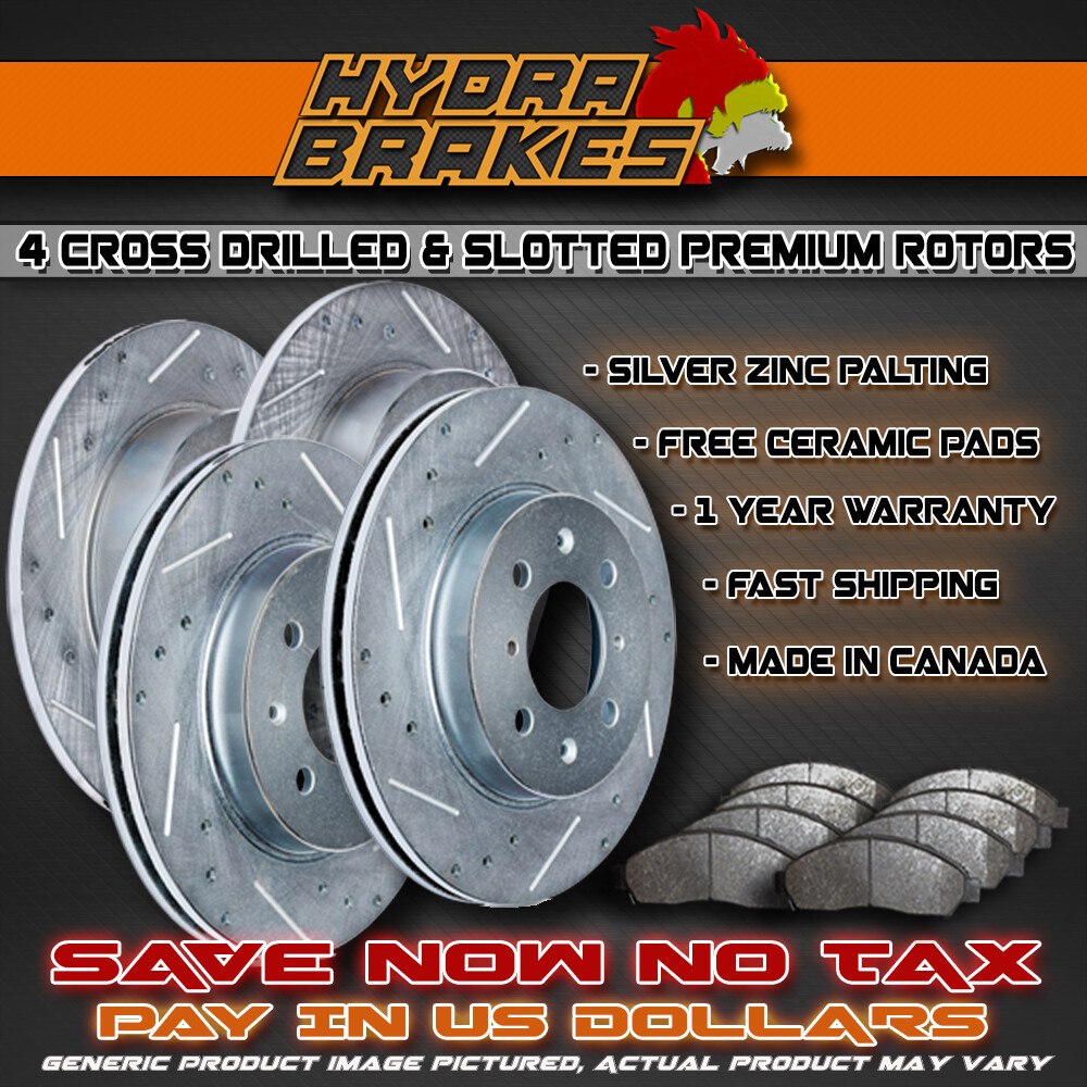 FITS 2005 2006 CHEVROLET SUBURBAN C1500 Drill Slot Brake Rotors CERAMIC SLV